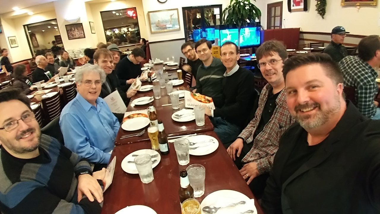 Photo of NAMM 2017 Music Notation Community Group dinner